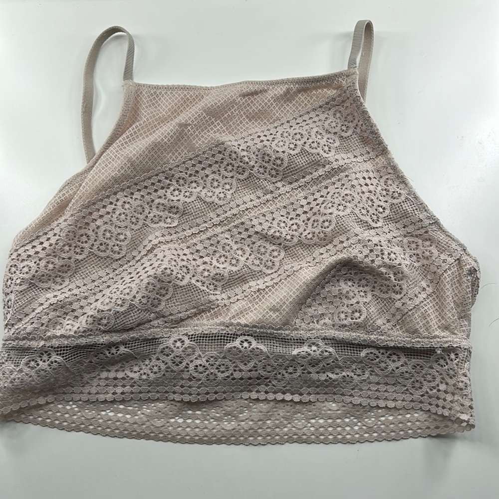 Aerie Bralette Medium Tan
